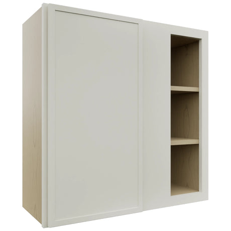 Fabuwood Luna Dove WBC3030 Wall Corner Blind Cabinet, Front View