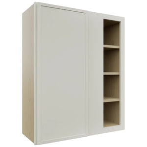 Fabuwood Luna Dove WBC3036 Wall Corner Blind Cabinet, Front View
