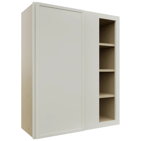 Fabuwood Luna Dove WBC3036 Wall Corner Blind Cabinet, Front View