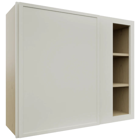 Fabuwood Luna Dove WBC3630 Wall Corner Blind Cabinet, Front View