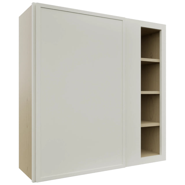 Fabuwood Luna Dove WBC3636 Wall Corner Blind Cabinet, Front View