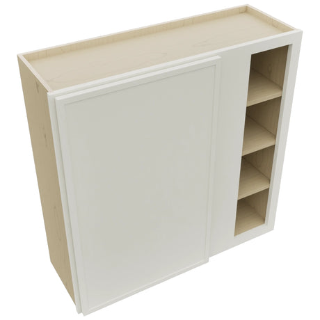 Fabuwood Luna Dove WBC3636 Wall Corner Blind Cabinet, Top View