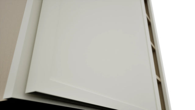 Fabuwood Luna Dove WBC3636 Wall Corner Blind Cabinet, Detail View