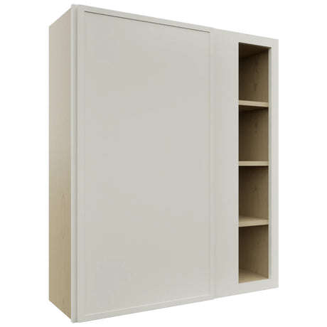 Fabuwood Luna Dove WBC3642 Wall Corner Blind Cabinet, Front View
