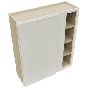 Fabuwood Luna Dove WBC3642 Wall Corner Blind Cabinet, Top View
