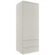 Fabuwood Luna Dove WD1848 Wall Drawer Cabinet, Front View