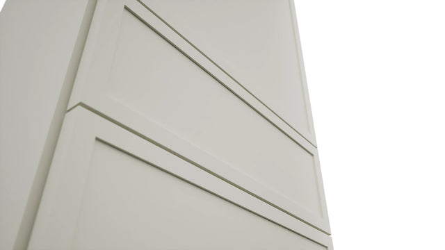 Fabuwood Luna Dove WD1848 Wall Drawer Cabinet, Detail View