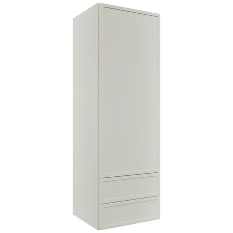 Fabuwood Luna Dove WD1854 Wall Drawer Cabinet, Front View