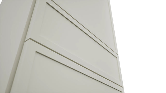 Fabuwood Luna Dove WD1854 Wall Drawer Cabinet, Detail View