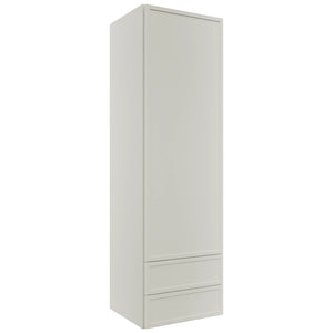 Fabuwood Luna Dove WD1860 Wall Drawer Cabinet, Front View