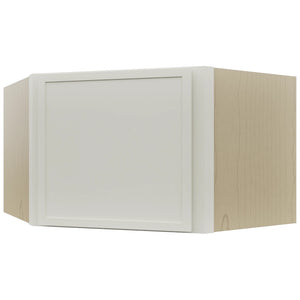 Fabuwood Luna Dove WDC2415 Wall Corner Diagonal Cabinet, Front View