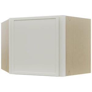 Fabuwood Luna Dove WDC2418 Wall Corner Diagonal Cabinet, Front View