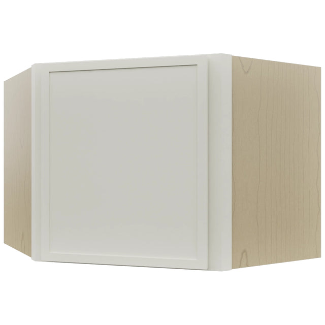 Fabuwood Luna Dove WDC2418 Wall Corner Diagonal Cabinet, Front View