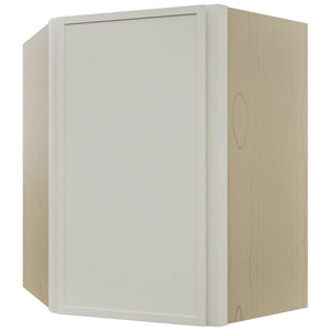 Fabuwood Luna Dove WDC2430 Wall Corner Diagonal Cabinet, Front View