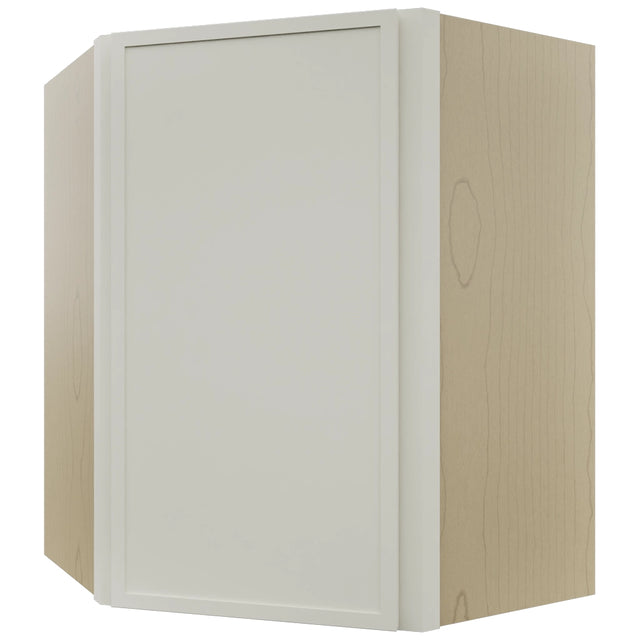 Fabuwood Luna Dove WDC2430 Wall Corner Diagonal Cabinet, Front View