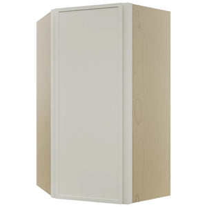 Fabuwood Luna Dove WDC2442 Wall Corner Diagonal Cabinet, Front View