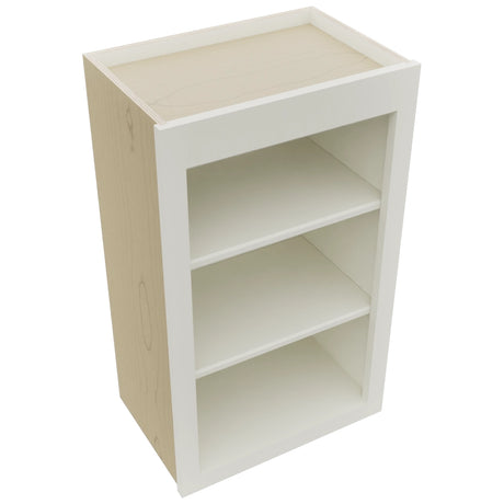 Fabuwood Luna Dove WOS1830 Wall Open Shelf, Top View