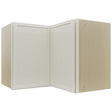 Fabuwood Luna Dove WPC2418 Wall Corner Pie Cabinet, Front View