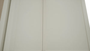 Fabuwood Luna Dove WPC2418 Wall Corner Pie Cabinet, Detail View