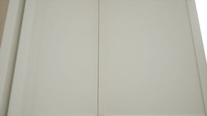 Fabuwood Luna Dove WPC2442 Wall Corner Pie Cabinet, Detail View