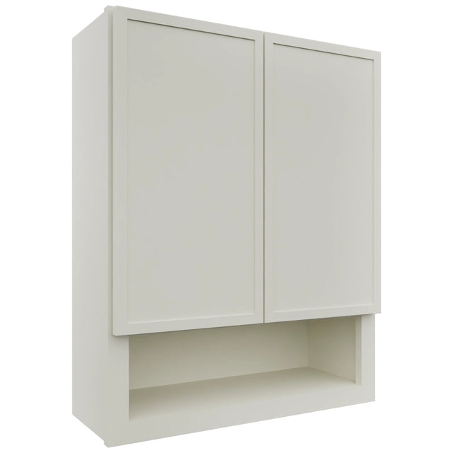 Fabuwood Luna Dove WVS2430 Vanity Wall Storage, Front View
