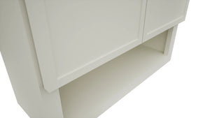 Fabuwood Luna Dove WVS2430 Vanity Wall Storage, Detail View