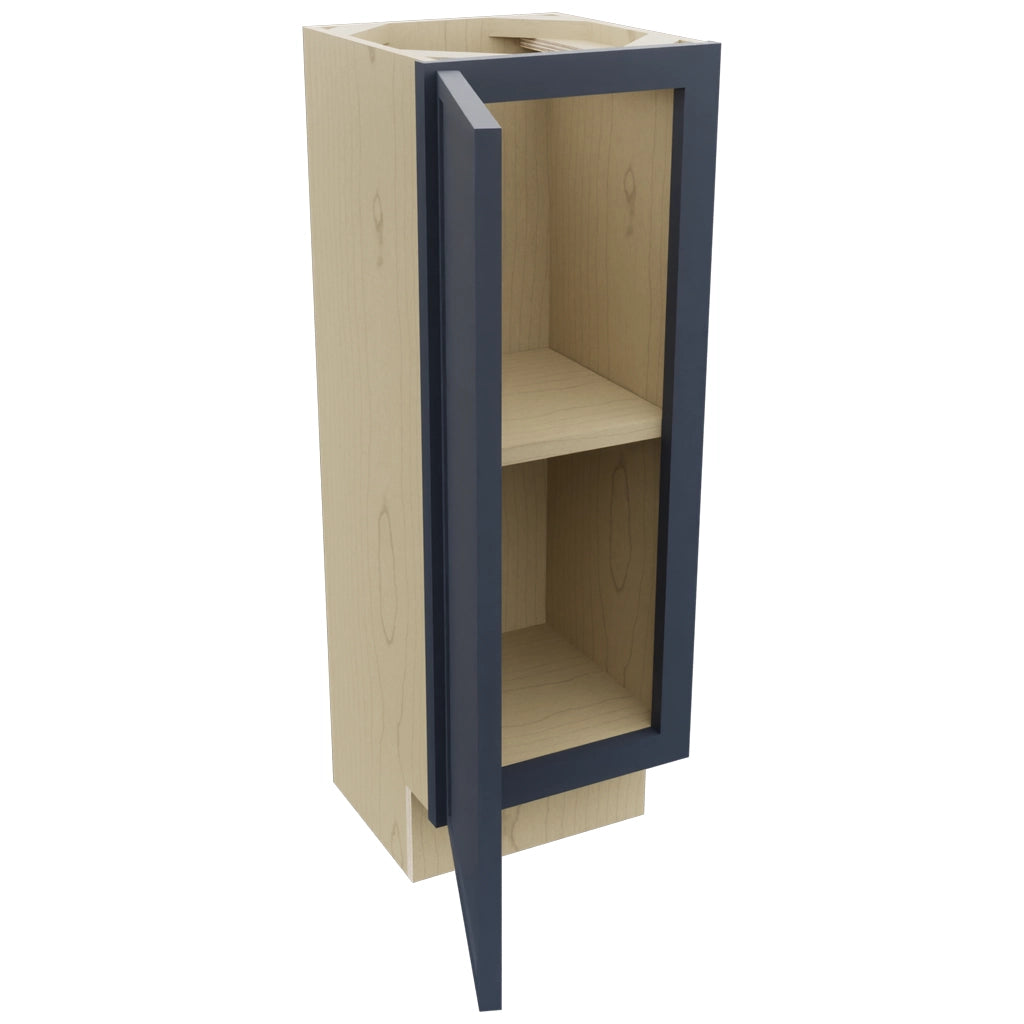 Fabuwood Luna Indigo B12FD-12D Base Full Door Cabinet, Open View