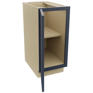 Fabuwood Luna Indigo B15FD Base Full Door Cabinet, Open View