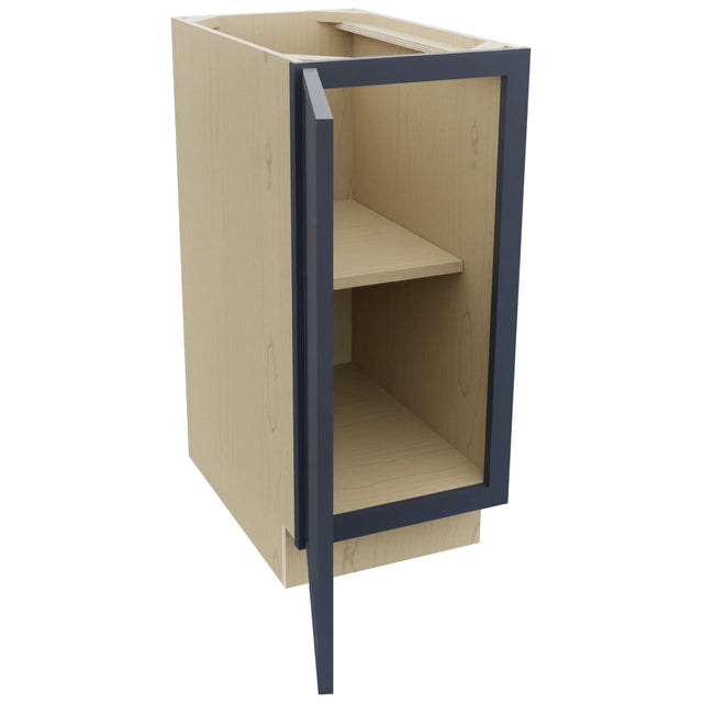 Fabuwood Luna Indigo B15FD Base Full Door Cabinet, Open View