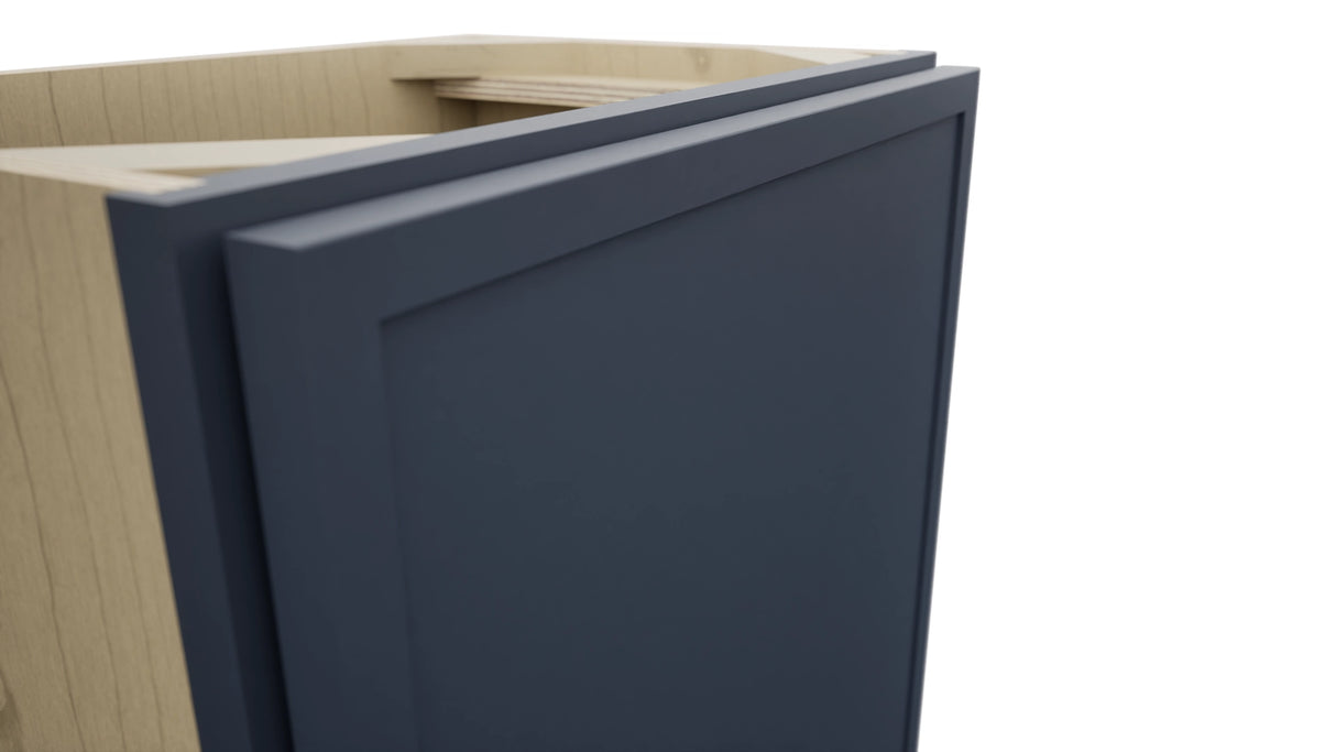 Fabuwood Luna Indigo B18FD-12D Base Full Door Cabinet, Detail View