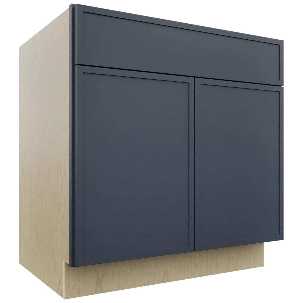 Fabuwood Luna Indigo B33SDF Base Standard Cabinet, Front View