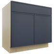 Fabuwood Luna Indigo B36SDF Base Standard Cabinet, Front View