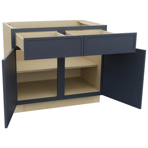 Fabuwood Luna Indigo B39 Base Standard Cabinet, Open View