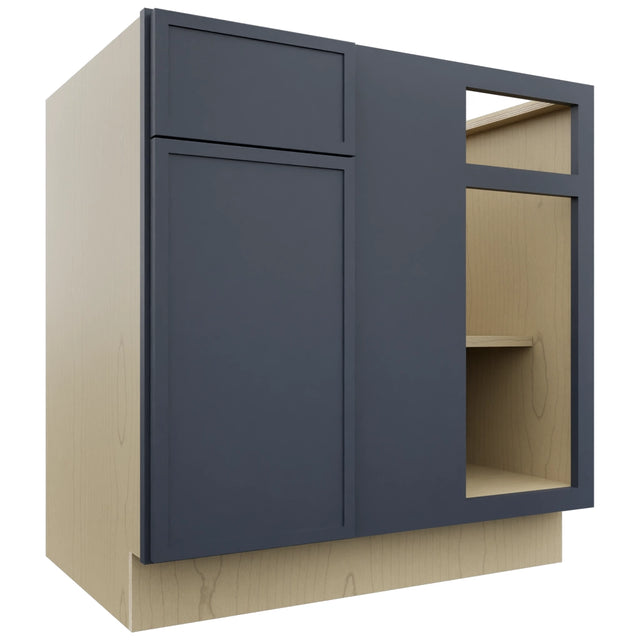 Fabuwood Luna Indigo BLB39/42 Base Corner Blind Cabinet, Front View