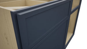Fabuwood Luna Indigo BLB48/51 Base Corner Blind Cabinet, Detail View