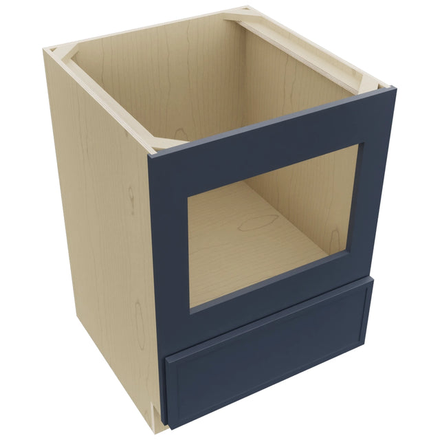 Fabuwood Luna Indigo BMC24 Base Microwave Cabinet, Top View