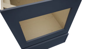 Fabuwood Luna Indigo BMC24 Base Microwave Cabinet, Detail View