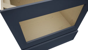 Fabuwood Luna Indigo BMC30 Base Microwave Cabinet, Detail View