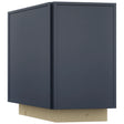 Fabuwood Luna Indigo BRA24 Base Return Angle Cabinet, Front View