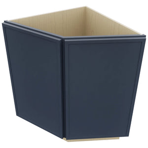 Fabuwood Luna Indigo BRA24 Base Return Angle Cabinet, Top View