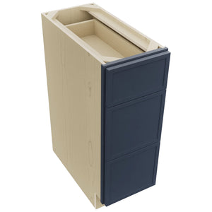 Fabuwood Luna Indigo DB12 Base 3 Drawers Cabinet, Top View