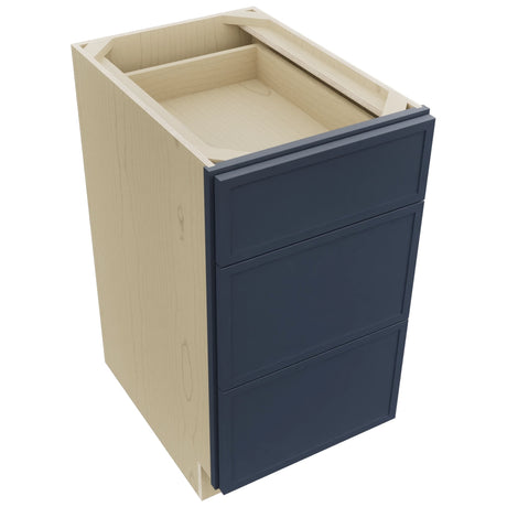 Fabuwood Luna Indigo DB18 Base 3 Drawers Cabinet, Top View