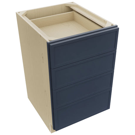 Fabuwood Luna Indigo DB21-4 Base 4 Drawers Cabinet, Top View