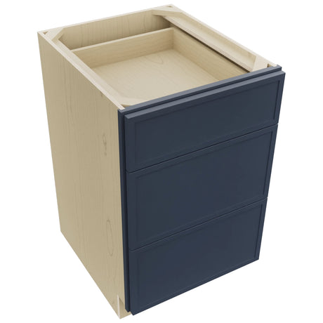 Fabuwood Luna Indigo DB21 Base 3 Drawers Cabinet, Top View