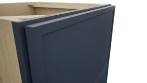 Fabuwood Luna Indigo DB24-2 Base 2 Drawers Cabinet, Detail View