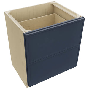 Fabuwood Luna Indigo DB30-2 Base 2 Drawers Cabinet, Top View