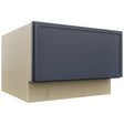 Fabuwood Luna Indigo DBS24 Base Bench Seat Cabinet, Front View