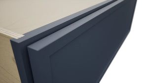 Fabuwood Luna Indigo DBS36 Base Bench Seat Cabinet, Detail View