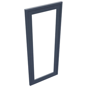 Fabuwood Luna Indigo DS DFG1536 Wall Prepped Door, Top View