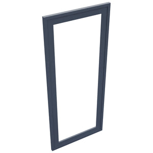 Fabuwood Luna Indigo DS DFG1842 Wall Prepped Door, Top View